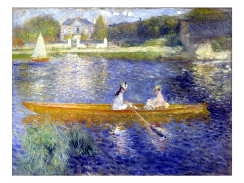 The Skiff La Yole - Pierre Auguste Renoir Painting
